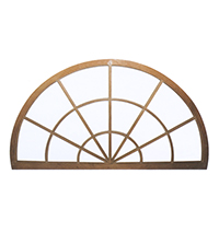 Arched Pine Transom