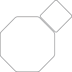 V15 Terra Cotta Abbey Hexagon