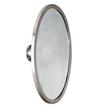 Oval Mirror with Swivel