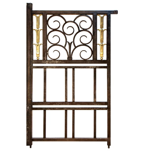 Edgar Brandt Gates with Brass
