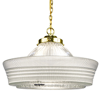 Prismatic Glass Hanging Light