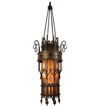 Vintage Arts & Crafts Hanging Lantern