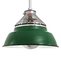 Vintage Industrial Vaporproof Fixture [Smooth] No Cage