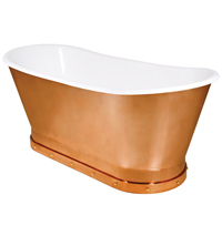 Mercer Bathtub [Solid Copper Skirt]