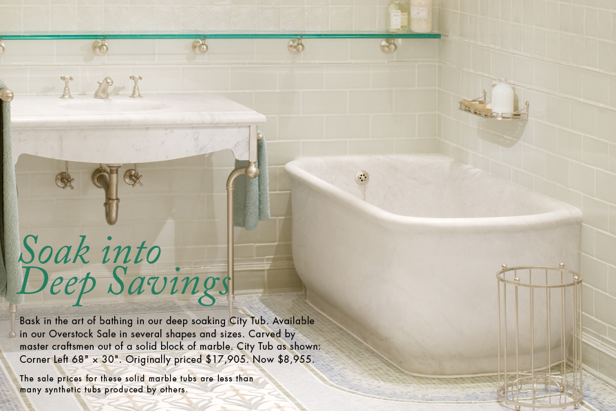 Overstock Sale – Bathtubs