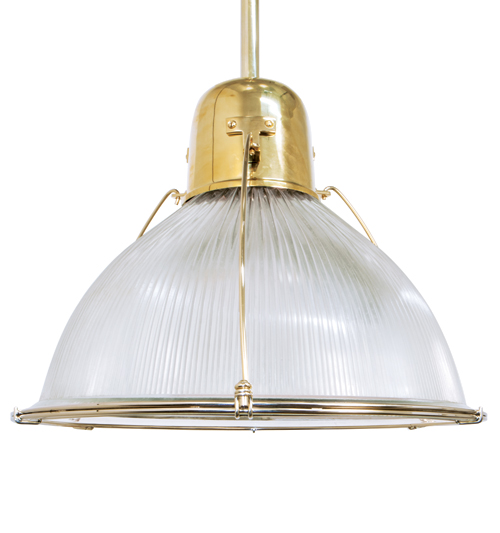 Vintage Single Prismatic Pendant