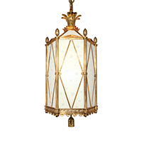 Hanging Brass Lantern